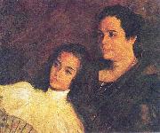Juan Luna Nena y Tinita painting